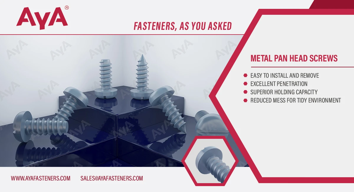 Metal Pan Head Screws-AYA Fasteners-advanatage